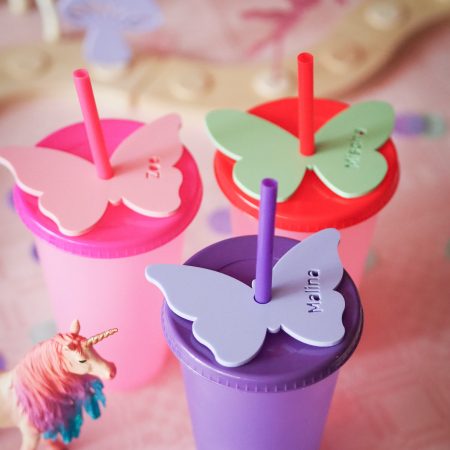 Glasmarkierer Schmetterling personalisiert - Acrylglas