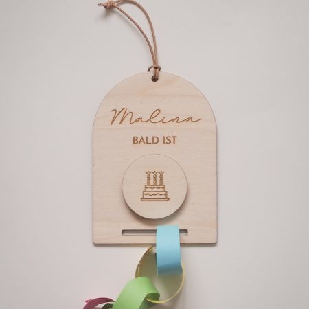 Countdown Tafel personalisiert